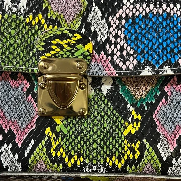 Snakeskin Mini Bag - Picture 5 of 9